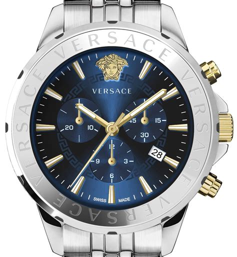 Versace VEV600619 Signature Chronograph Mens Watch 44mm .